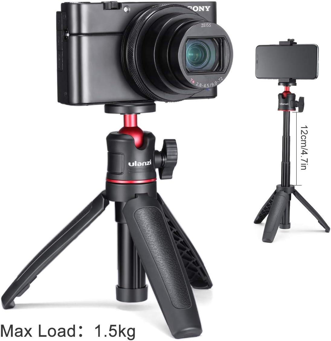 Mini trépied Portable Pliable pour Petite caméra Vlog pour Sony RX100 VII,  pour Canon G7X Mark III, Mini trépied Universel 1/4pour Appareil Photo -  ULANZI MT-08