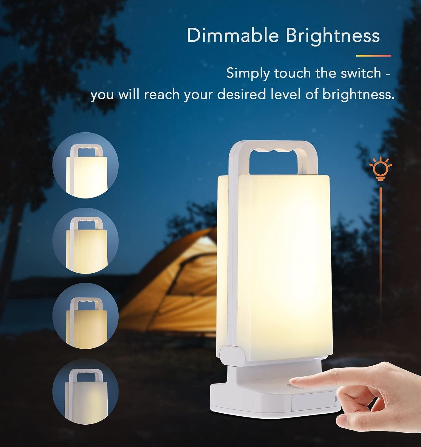 Collapsible Portable LED Camping Lantern Waterproof Solar USB Rechargeable  LED Flashlight Survival Kits for Indoor Outdoor Home