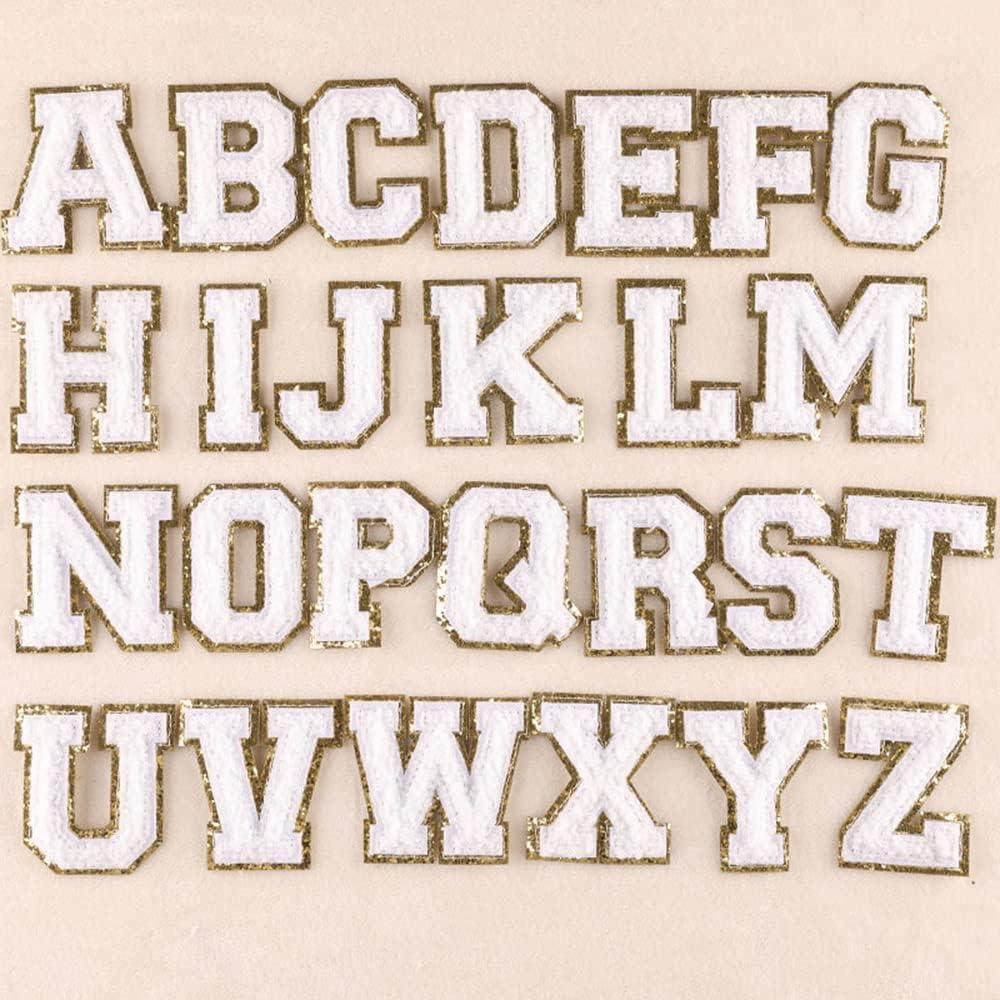 ZUNTENG Iron on Letters for Clothing,Set of 26 Iron on Patches for