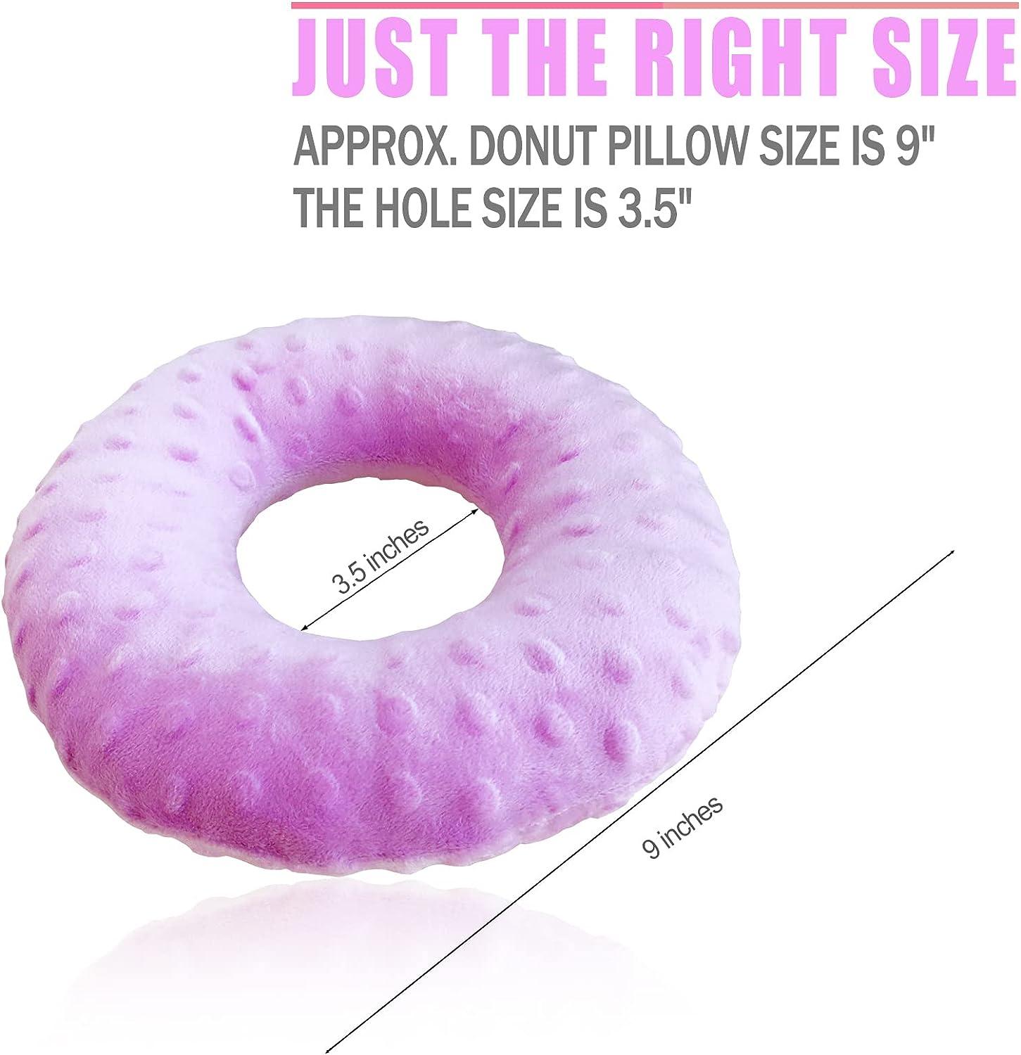 Ear Pillow Piercing Donut Side Pillow with A Hole-Ear Inflammation