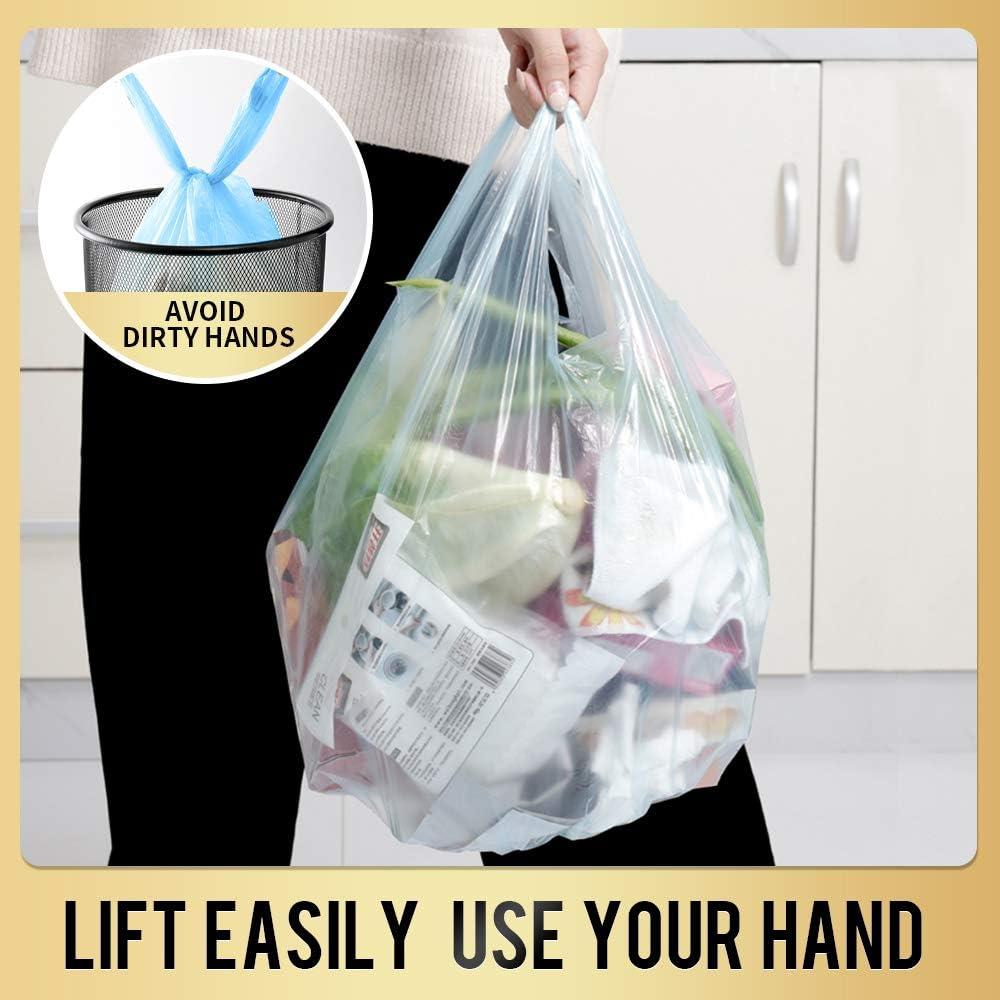 Small Black Trash Bags - 4 Gallon Garbage Bags Strong Plastic Trash Can  Liners 15 Liter for Kitchen Bathroom Office Waste Basket - Durable & Thick Trash  Bag - China Garbage Bag