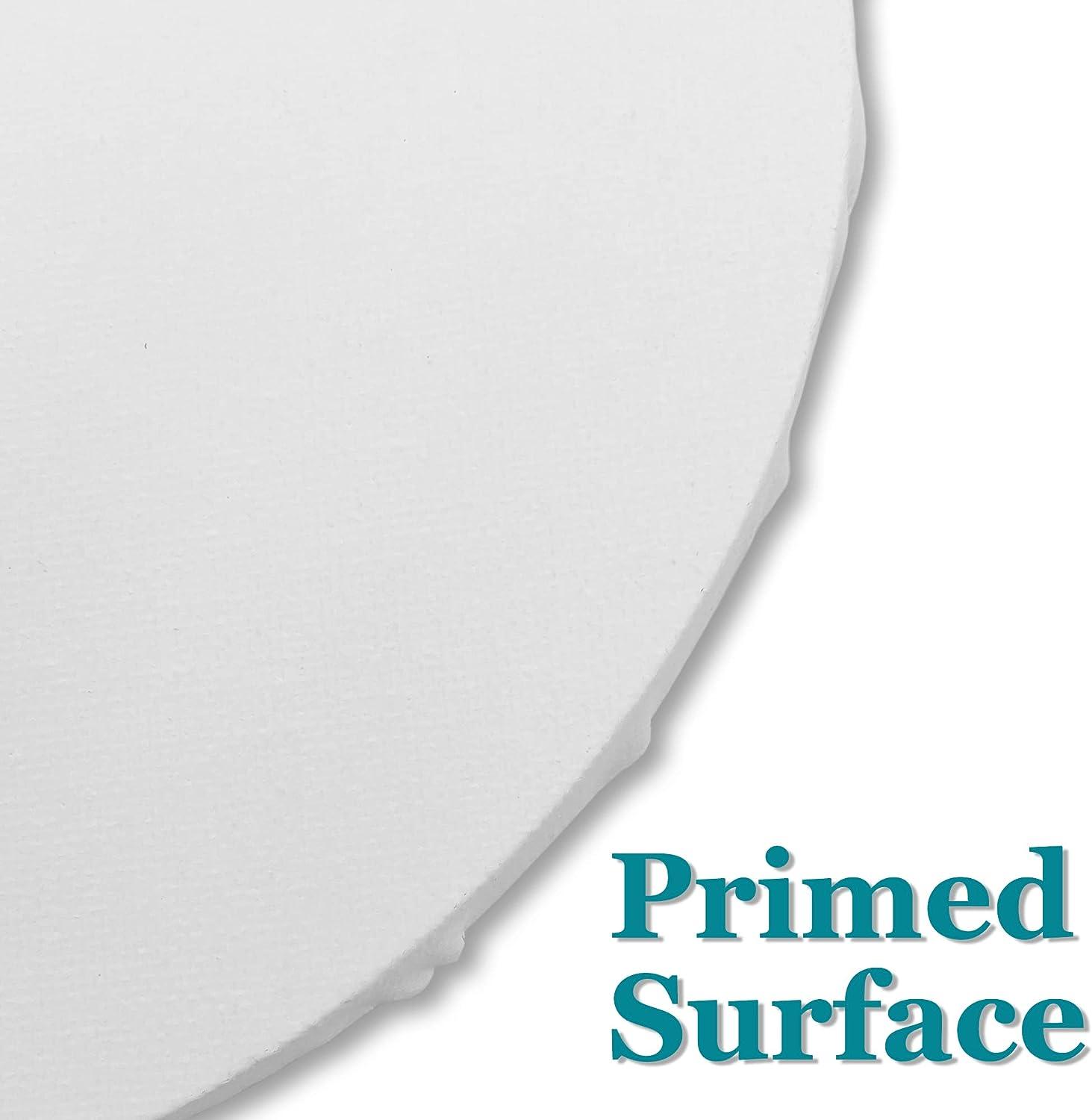 Round Stretched Canvas, 4 Diameter - Pack of 12