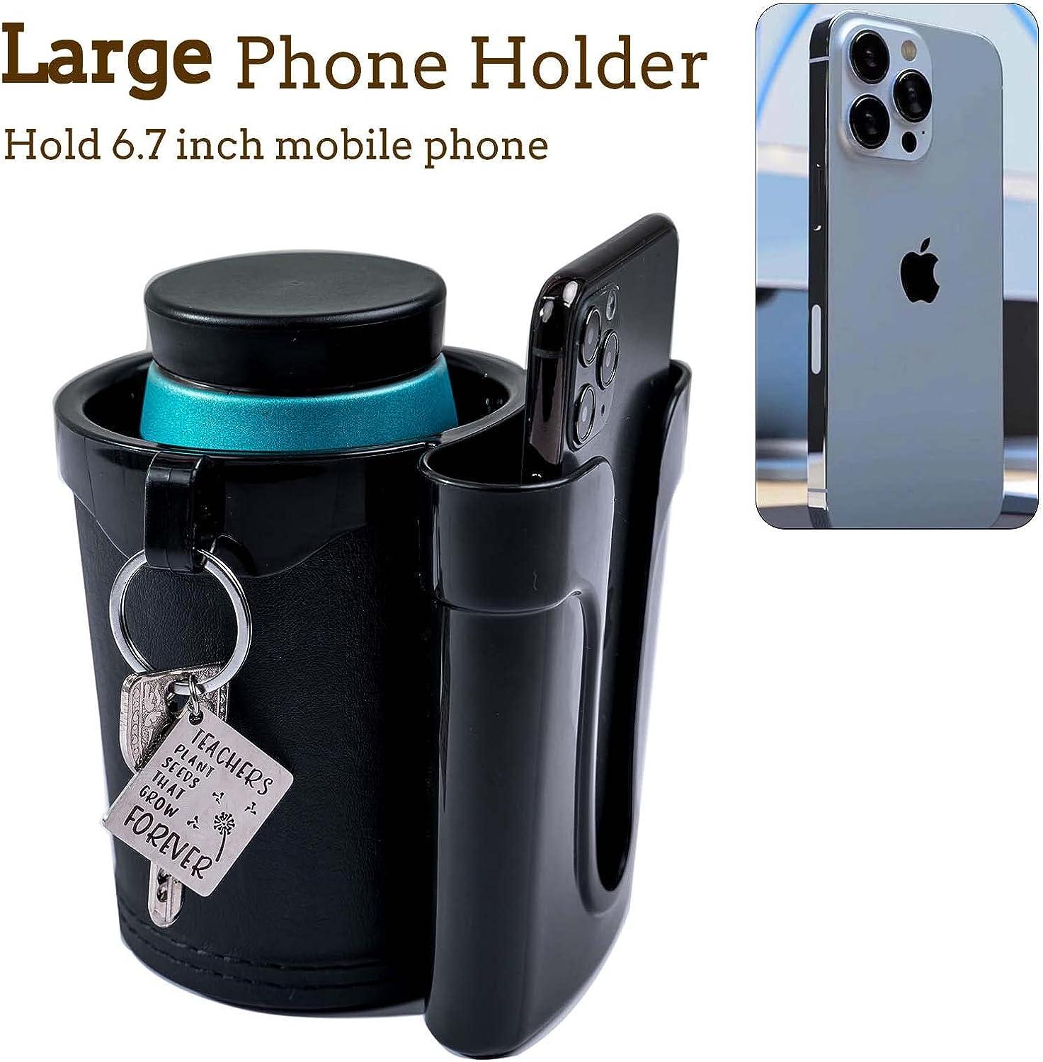 3 in 1 Bike Cup Holder with Cell Phone Keys Holder Bike Water Bottle Cup  Holder