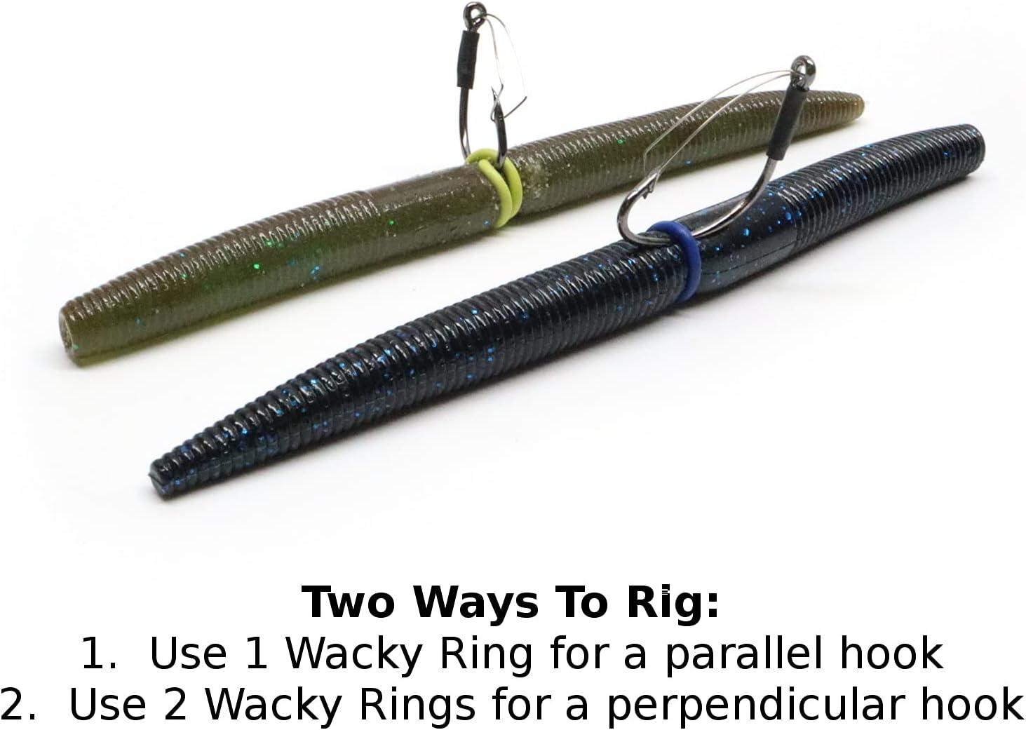 5/8 Sink-O-Ring Wacky Rig Kit O Ring NO Tool Needed Use Senko
