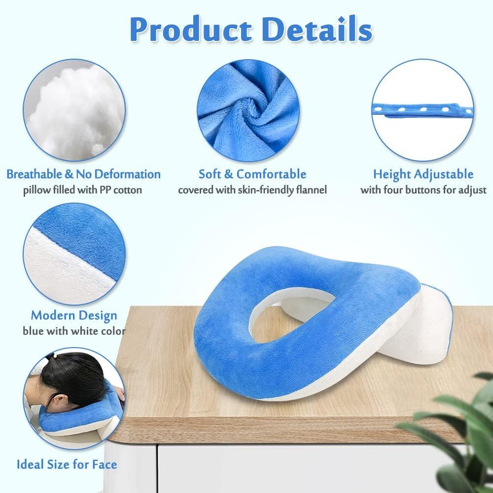 Face Down Pillow After Eye Surgery Prone Pillow Vitrectomy Recovery  Equipment Face Down Cradle Pillow for Sleeping Retinal Detachment Macular  Hole