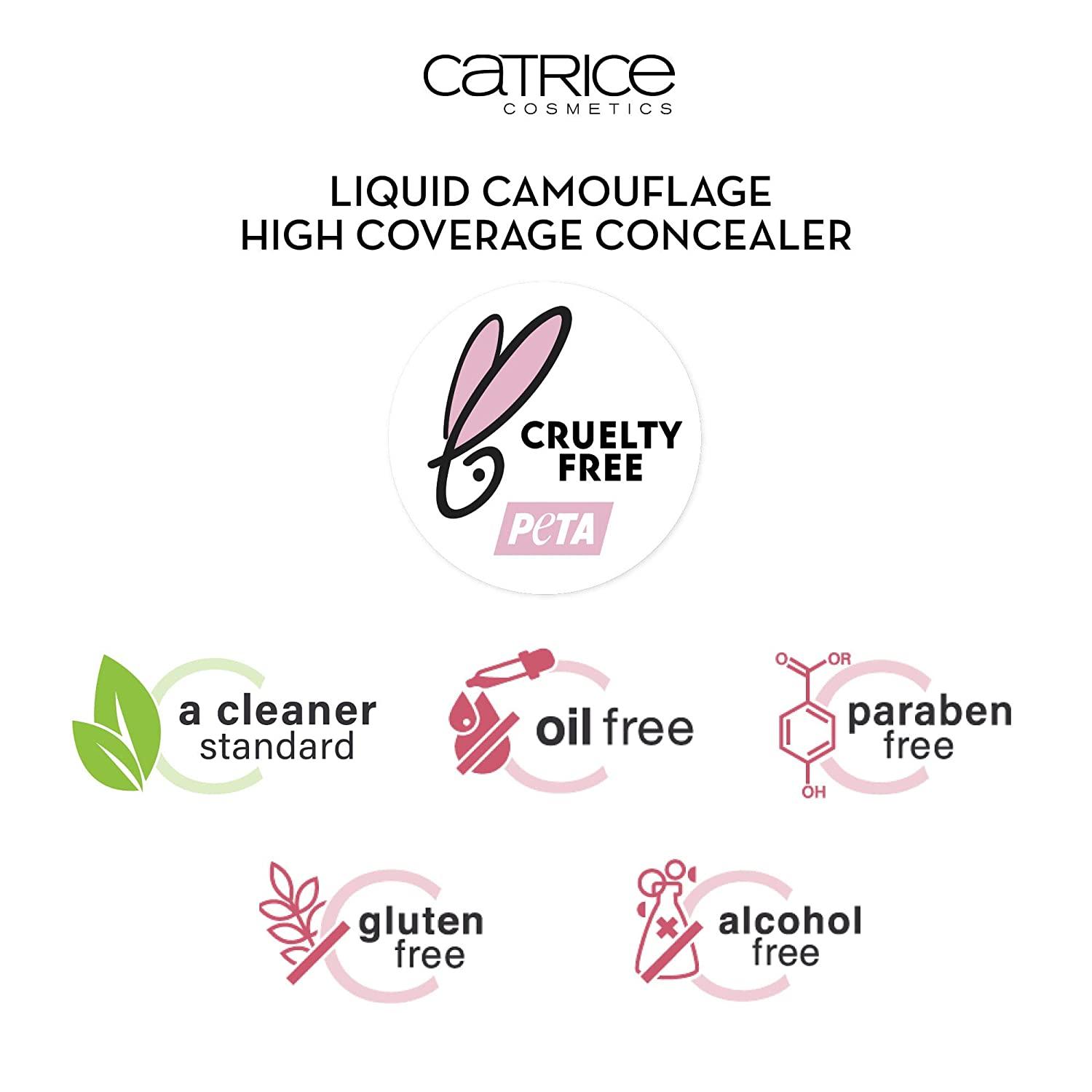 Cruelty Free Beige) Catrice Oil (020 Camouflage | Lasting Coverage | Light High | Long Concealer | Free Concealer | Ultra & Liquid Paraben