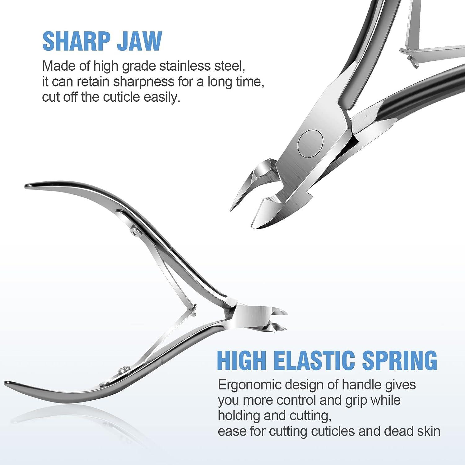 1pcs Nail Clippers for Thick & Ingrown Toenails - Sharp Curved Blade &  Non-Slip Handle -Toenail Clippers for Men, Women, and Seniors -  Professional Heavy-Duty Pedicure Tool Gift