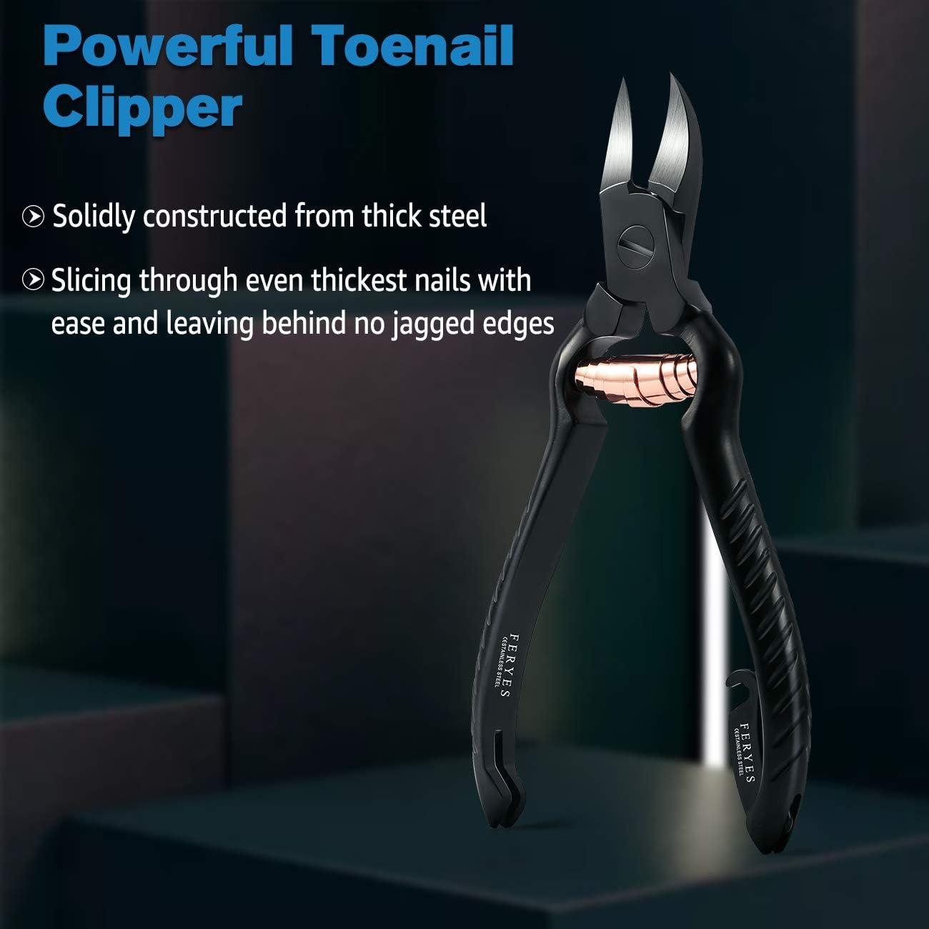 Toenail Clippers for Thick Ingrown Toe Nails Heavy Duty Precision