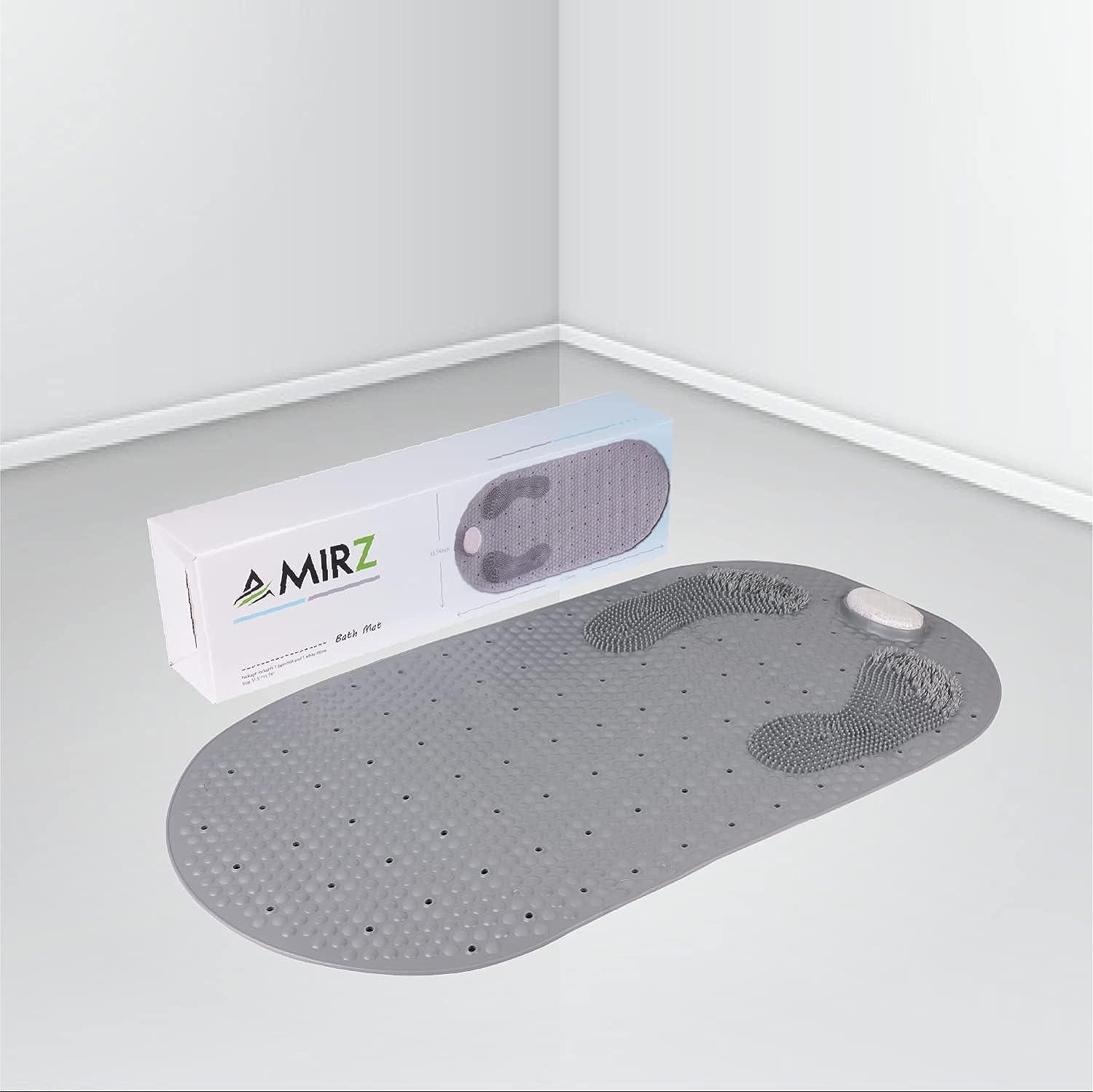 Bath Shower Foot Back Scrubber Mat, Non-slip Shower Mat With Drain Holes  Suction Cups, Quick Drying Easy Cleaning, Exfoliating Dead Skin Foot  Massage, Bath Mat For Tub & Shower Stall & Bathroom 