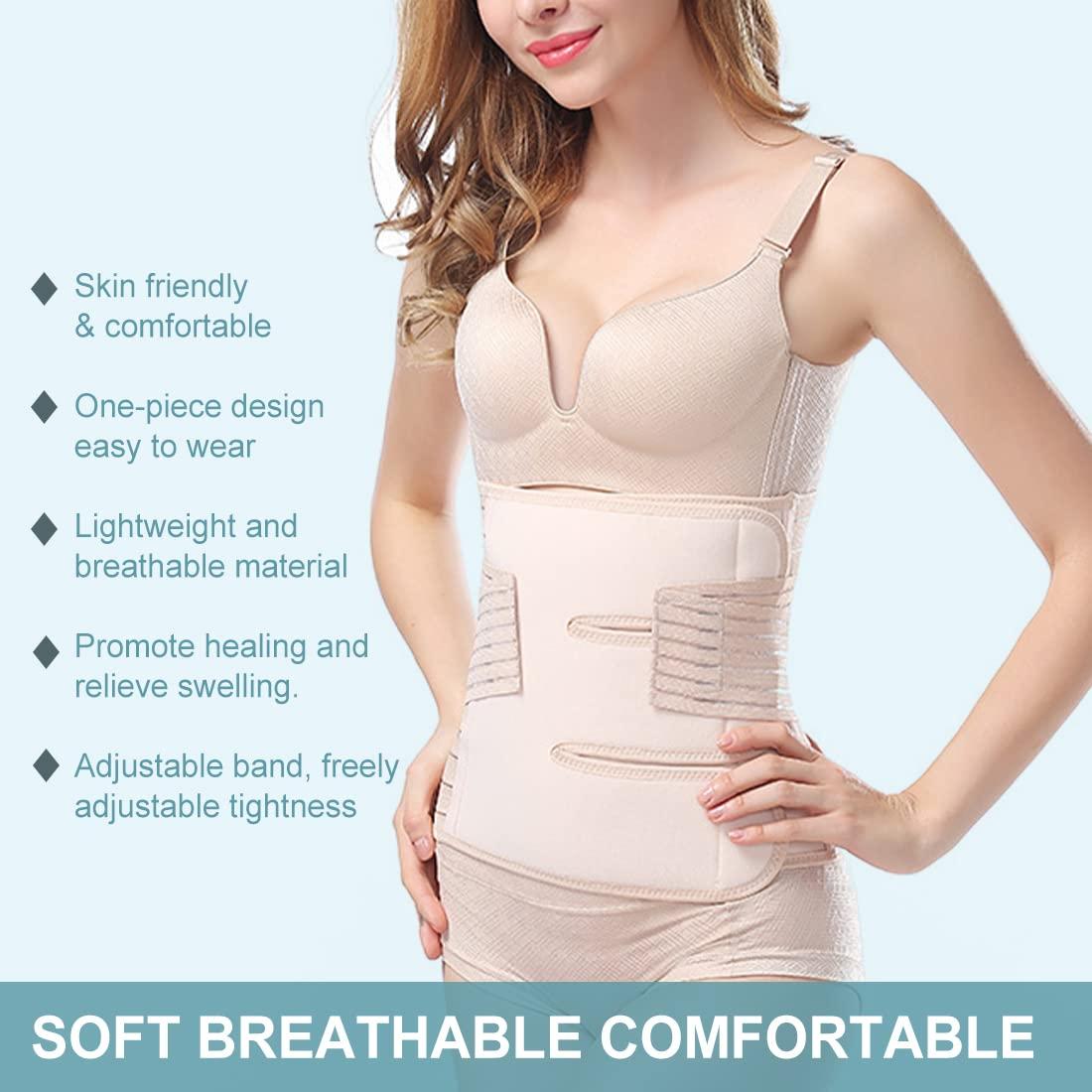 US Postpartum Belly Wrap Support Recovery Belt Body Shaper C Section  Shapewear