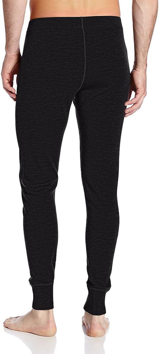 Minus33 Kancamagus Mens Midweight Base Layer Pants - 100% Merino Wool  Bottoms - Multi Use Long Johns - Thermal Underwear Medium Black