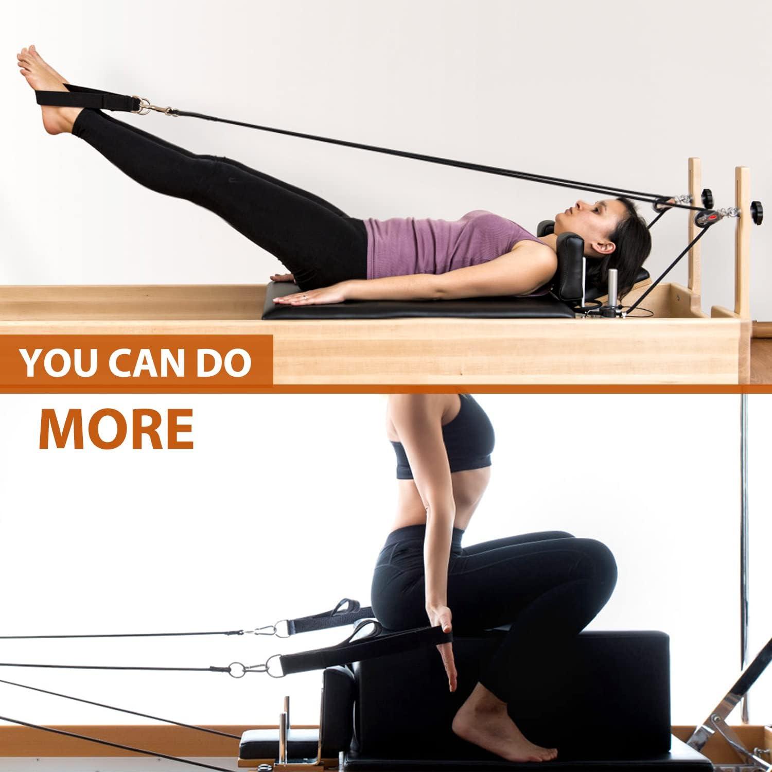 Pilates Reformer Double Loop Straps Handle D-Ring Fitness Yoga Accessories  - NK Industries LTD