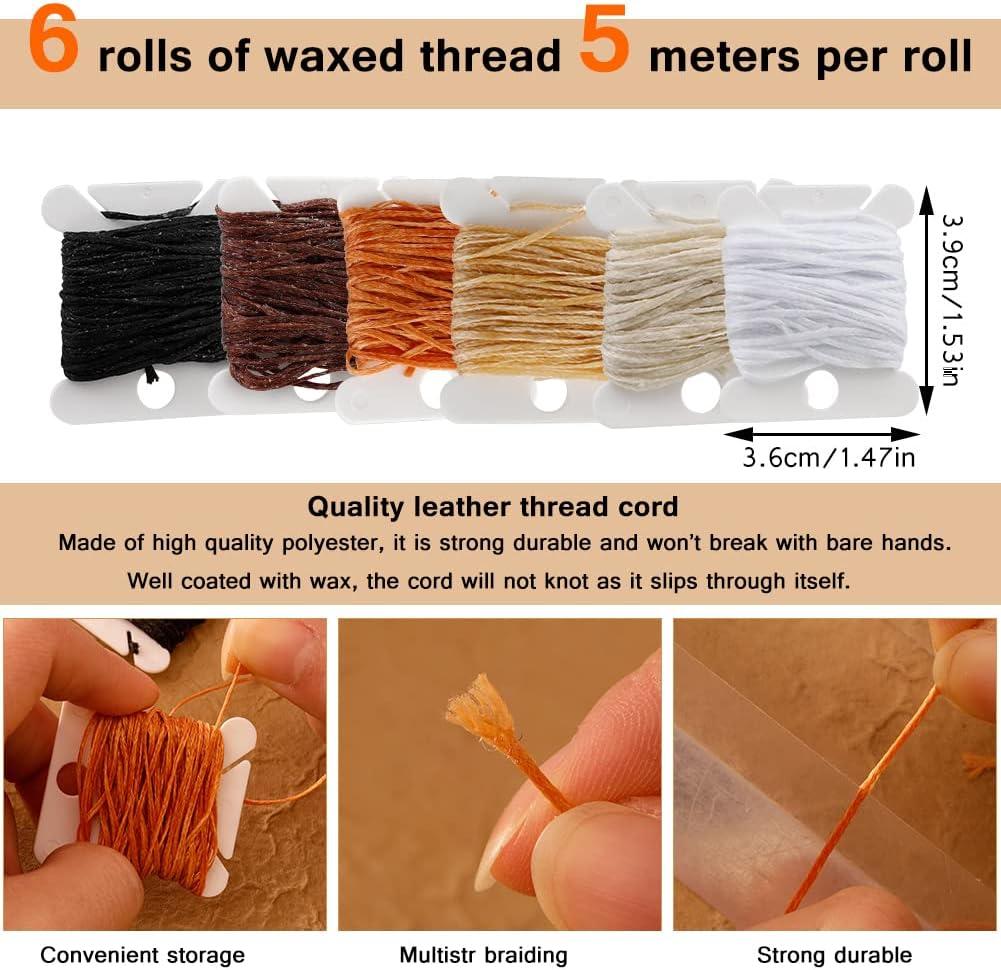 Extra Strong Upholstery Repair Sewing Thread Kit Heavy Duty Household Hand