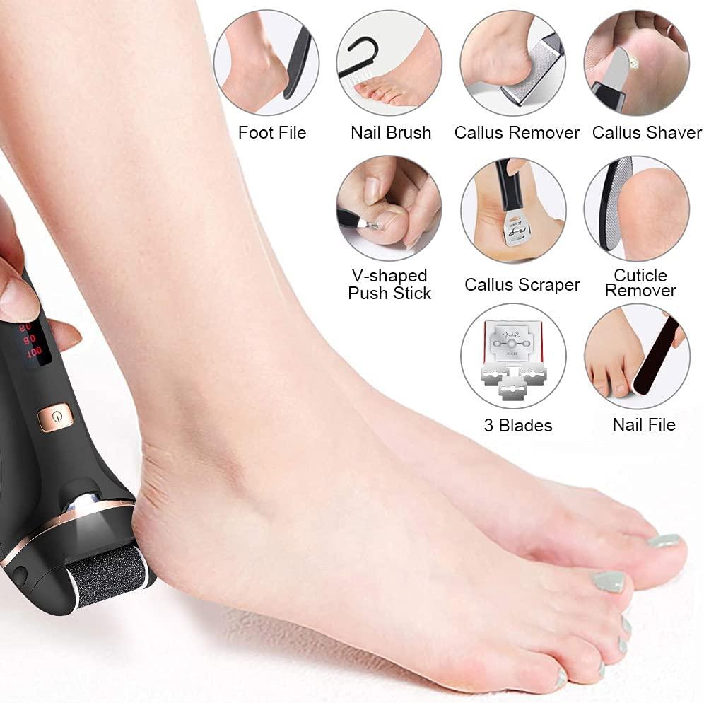 foot file replacement head 4x Foot Care Tool Electric Callus Remover