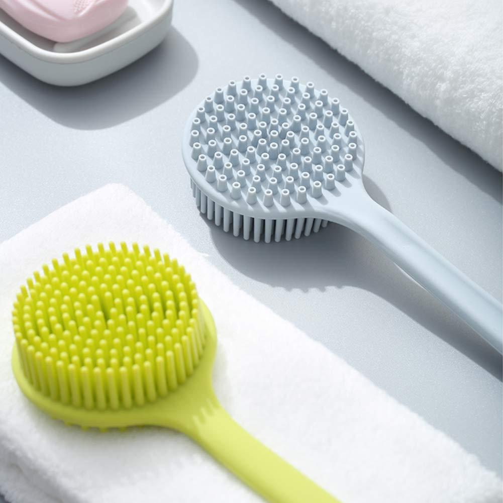 Shower Brush Silicone Bath Body Brush - Back Scrubber for Shower