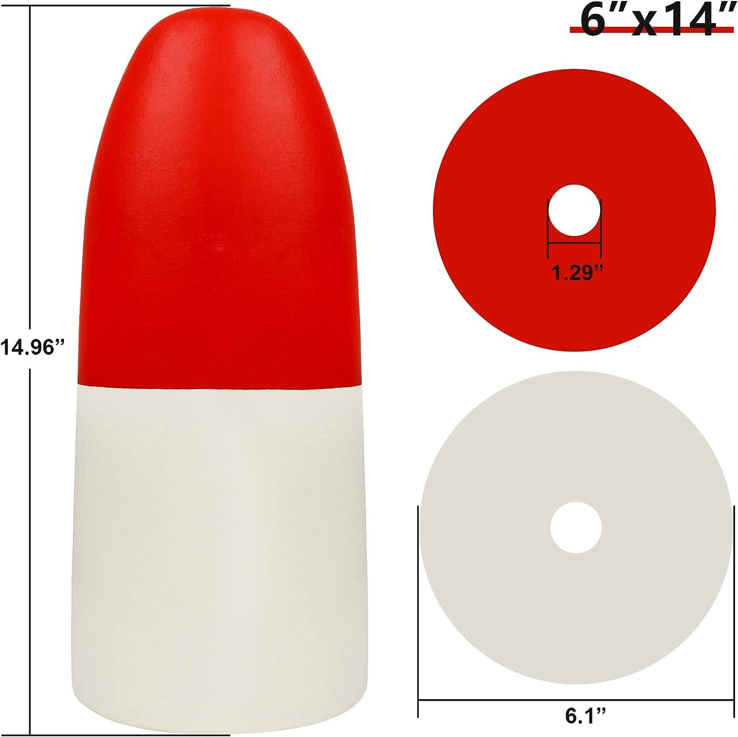 .com : OROOTL Crab Trap Buoy Floats Kayak Stabilizer Outrigger Float  Crab Pot Buoys 5x11 6x14 7x14 inch Red and White Fishing Marker Buoys :  Sports & Outdoors