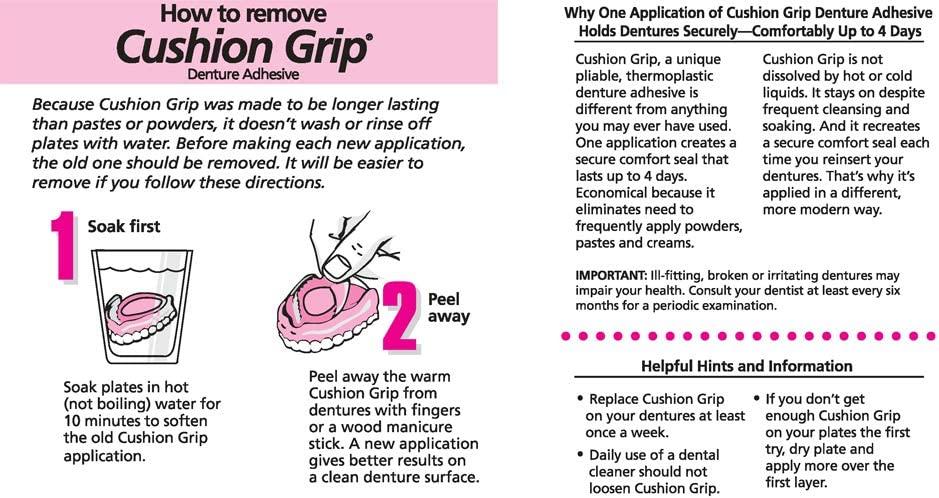 cushion grip denture adhesive review｜TikTok Search