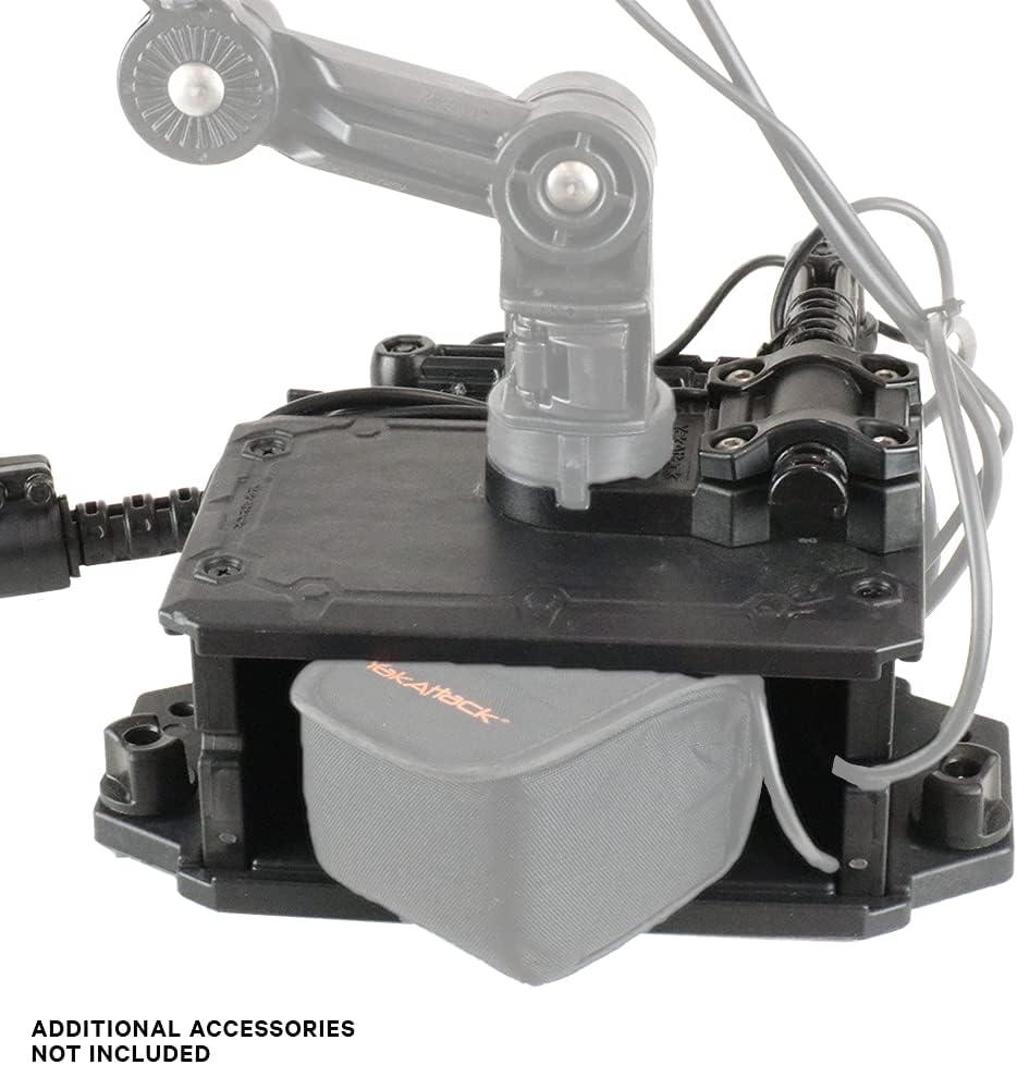 YakAttack CellBlok Battery Box and Switchblade Transducer Arm Combo for Kayak  Fish Finder Setups