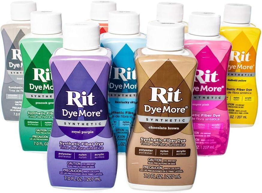 Synthetic Rit Dye More Liquid Fabric Dye Wide Selection of Colors