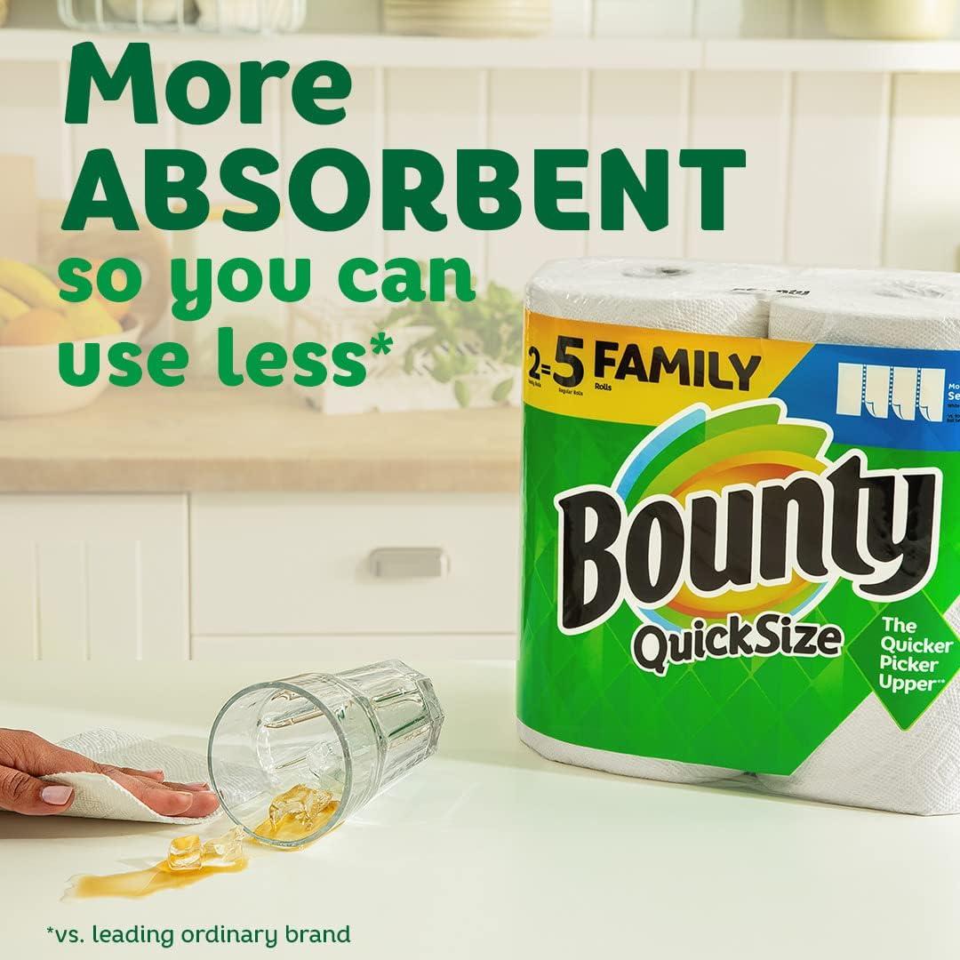 Bounty Select-A-Size Paper Towels, White, 2 Triple Rolls 6 Regular
