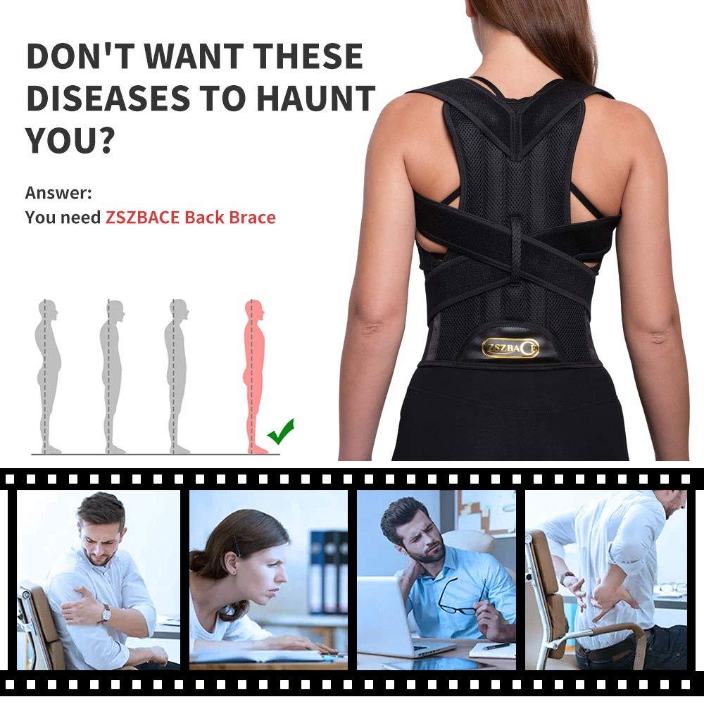 Zszbace Posture Corrector Back Brace For Women And Men- Excellent Uppe –  zszbace brand store