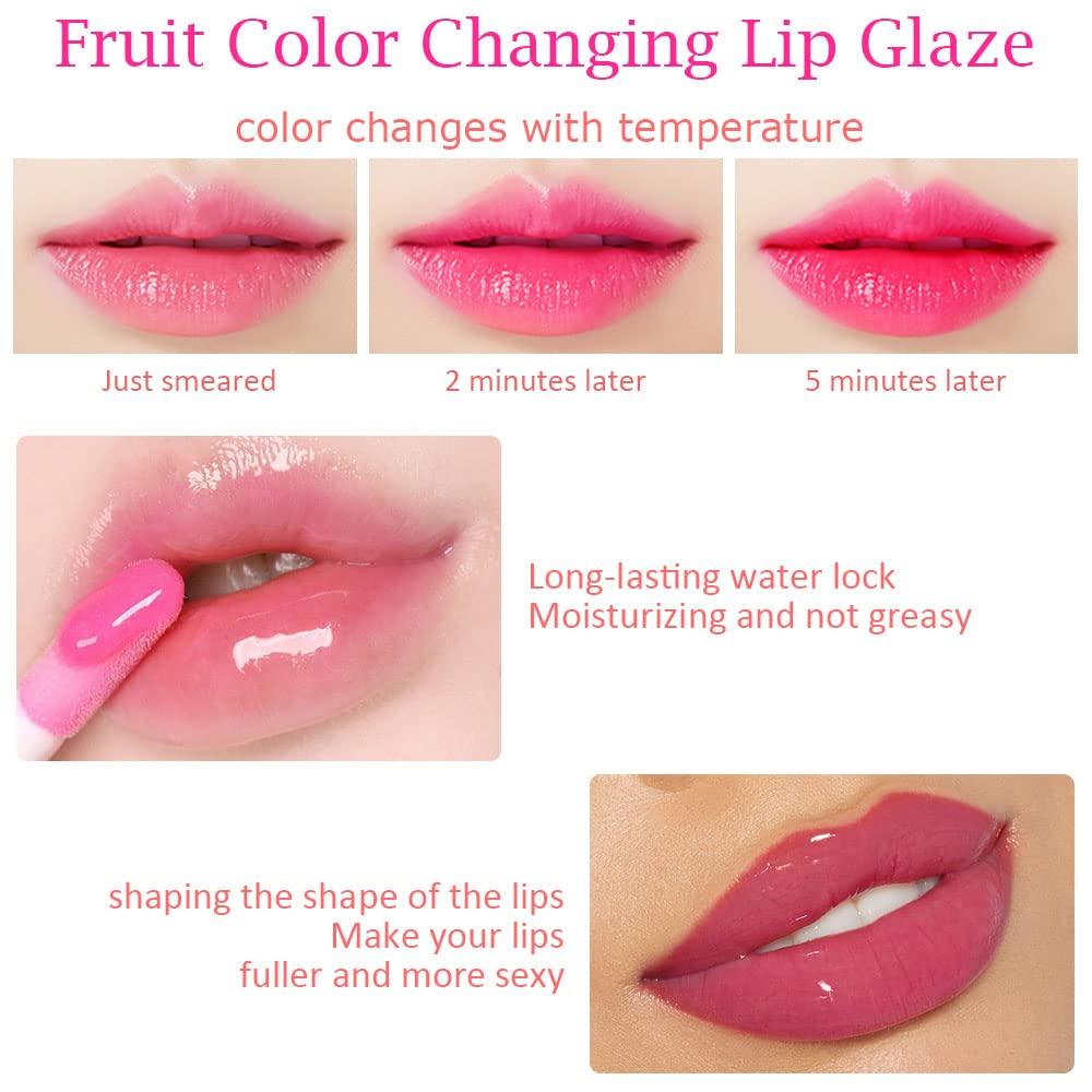  Lip Stain Long Lasting Pen Gloss Changing Changing