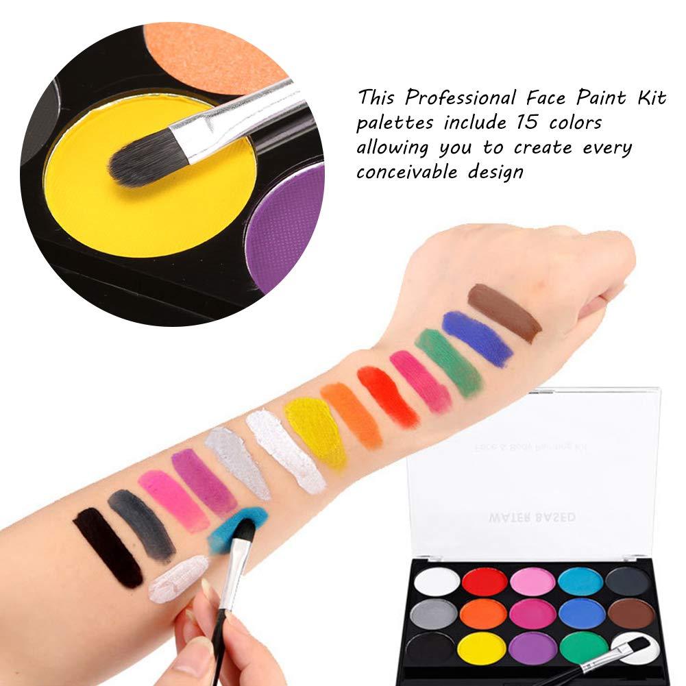 10pcs Face Paint Brushes Professional Nylon Hair Paint Brush Set Face  Painting Body Cosplay Halloween Makeup Painting Kit - Body Paint -  AliExpress