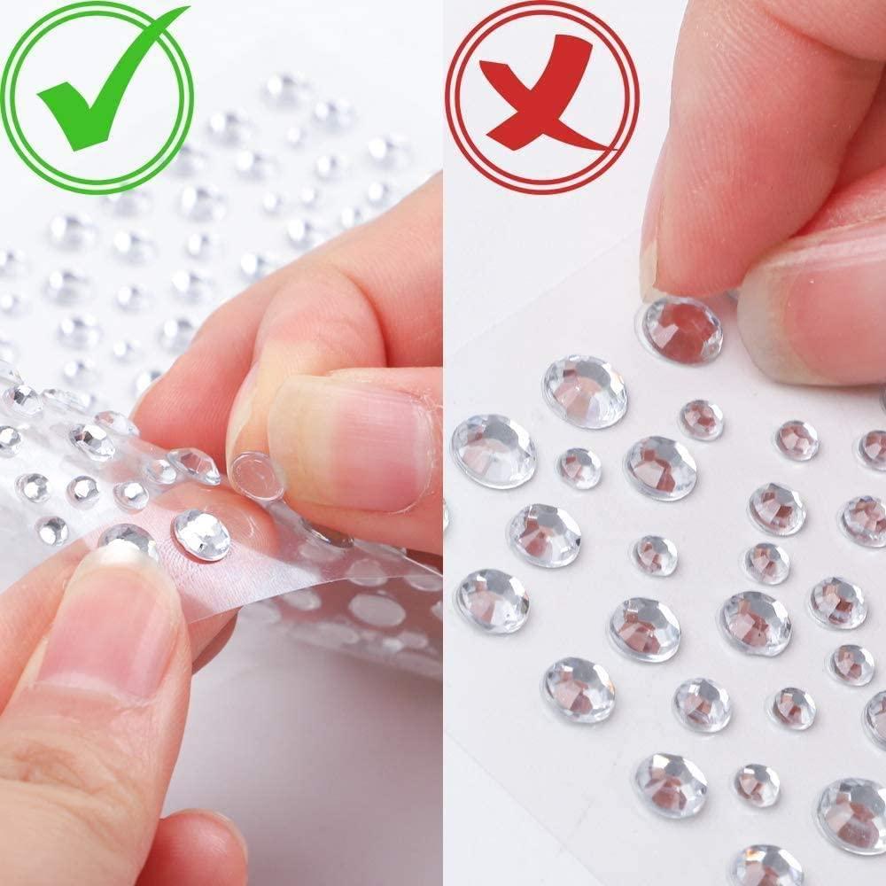 Face Gems Adhesive Acrylic Diamond Sticker Jewels Party Body