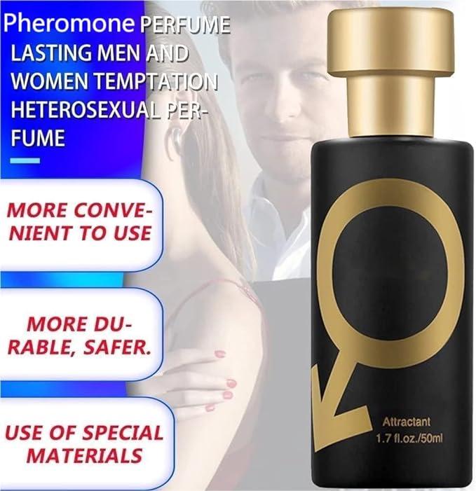vwlvrsco Vwlvrsco Golden Lure Pheromone Perfume, Lure Her Perfume for Men,  Pheromone Cologne for Men Attract Women, Romantic Pheromone Glitter Perfume