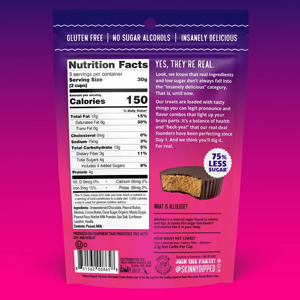 Dark Chocolate Peanut Butter Cups - Stephanie Kay Nutrition