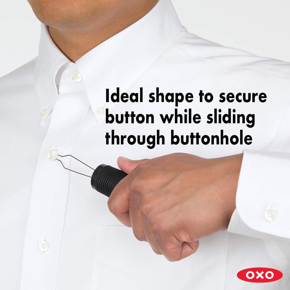 OXO Good Grips Button Hook Dressing Aid Easily Buttons Dress