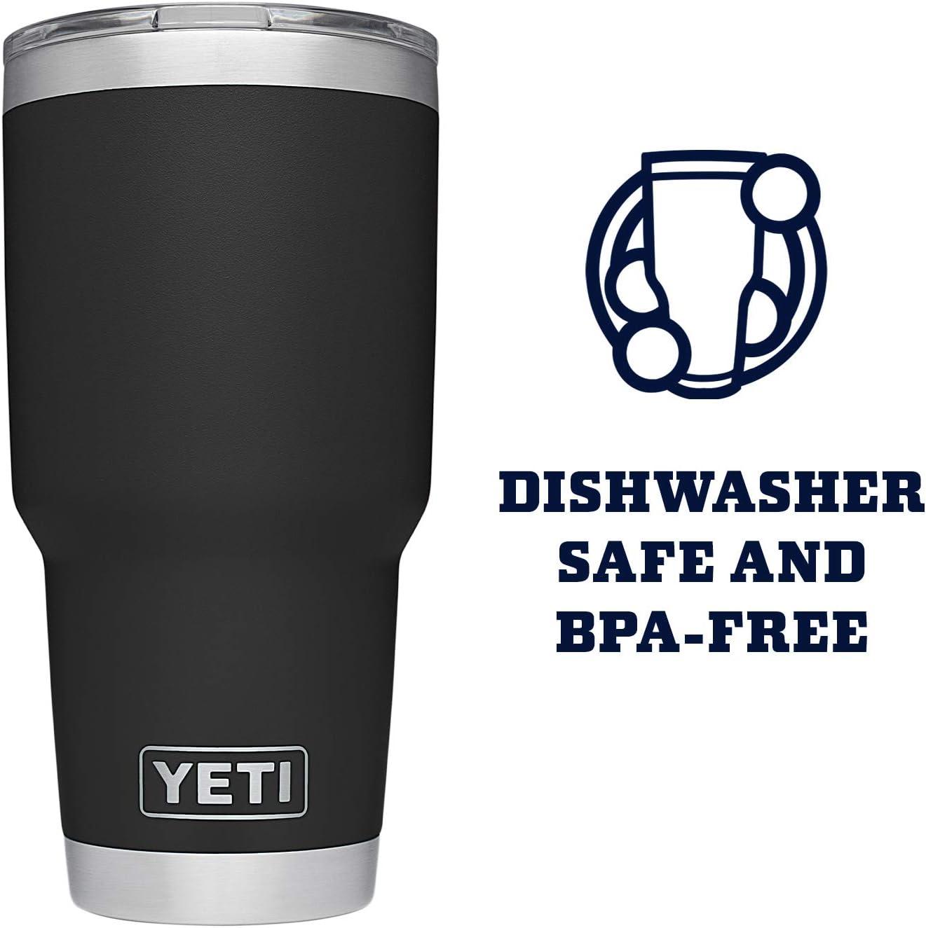Yeti Rambler 30 Oz. Black Stainless Steel Insulated Tumbler with MagSlider  Lid - Gillman Home Center