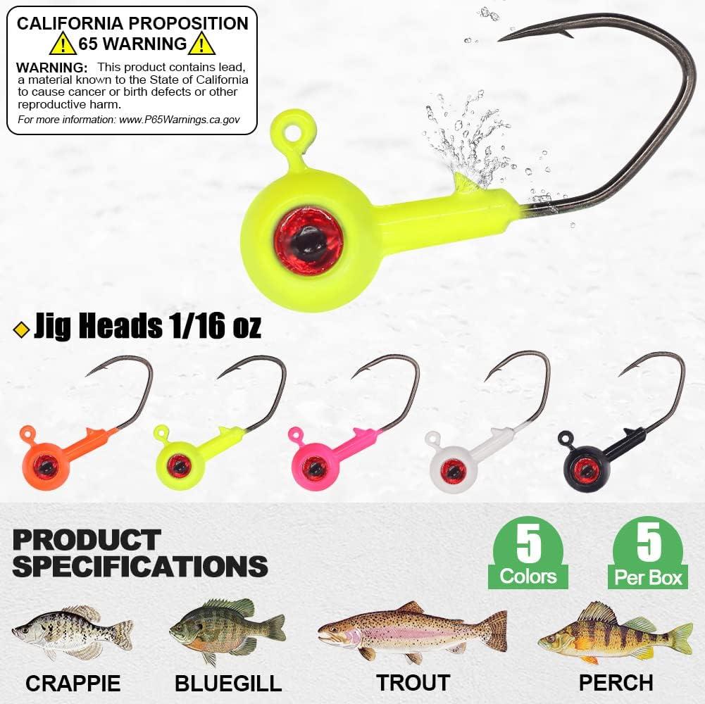 Crappie-Baits- Plastics-Jig-Heads-Kit-Minnow-Fishing-Lures-for