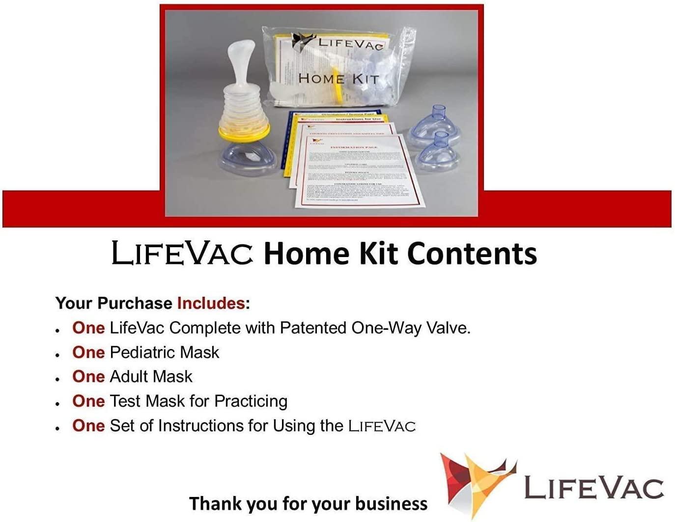 LifeVac - Choking Rescue Device Home Kit