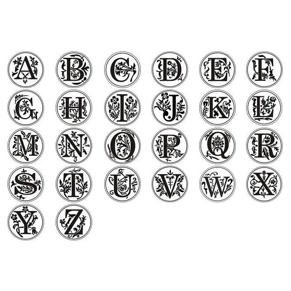 Nostalgic Impressions Custom Wax Seal Monogram Stamp Kit with