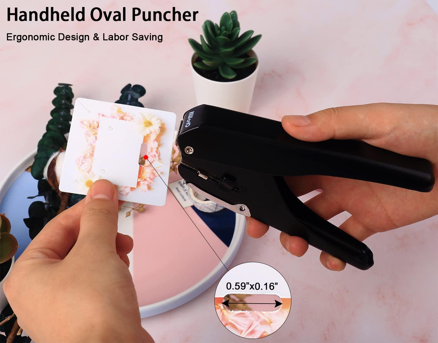Handheld ID Card Slot Punching Tool PVC Hole Puncher 