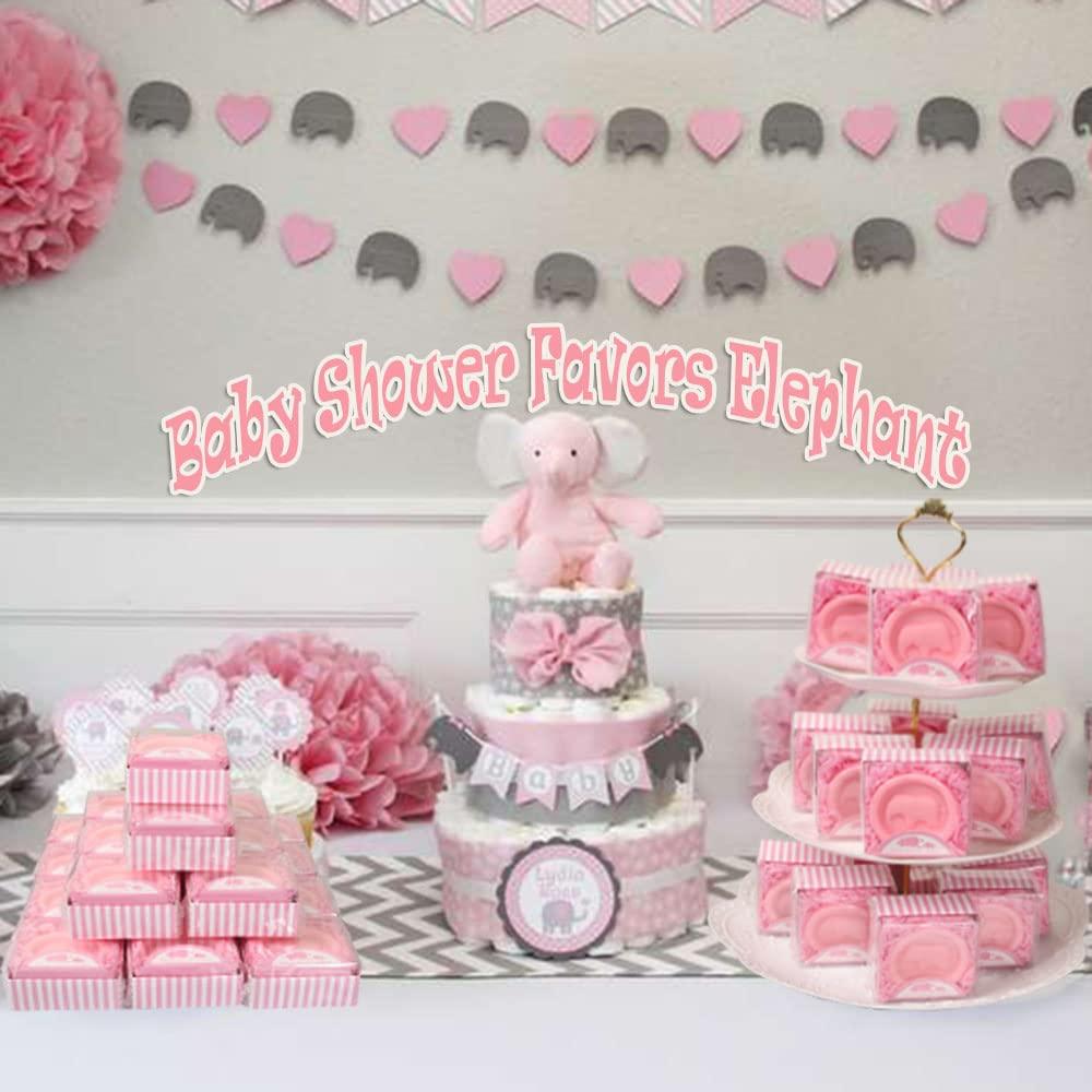 Pink Elephant Party Decorations Elephant Baby Shower Decorations