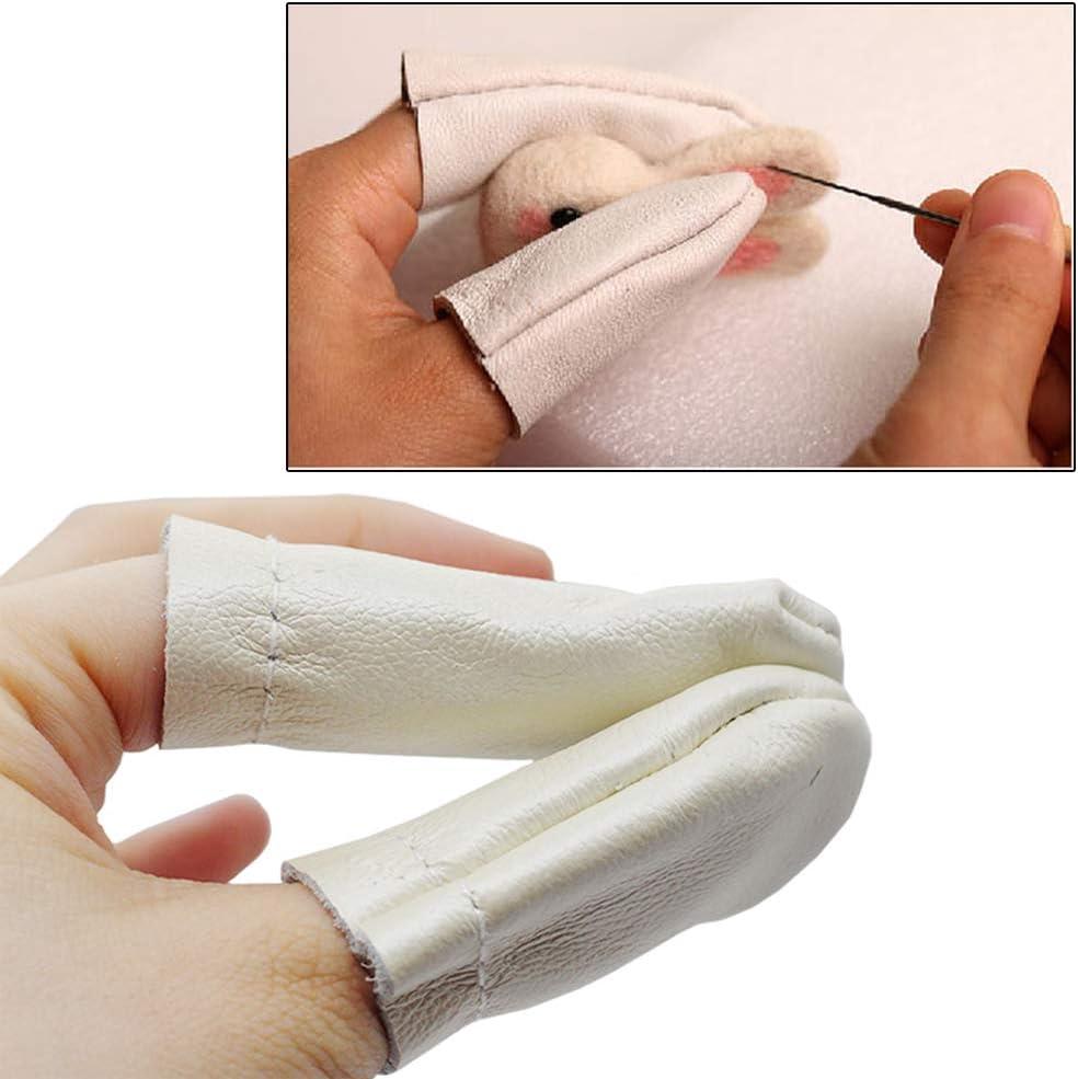 Leather 'Glove' Thimble - A Threaded Needle