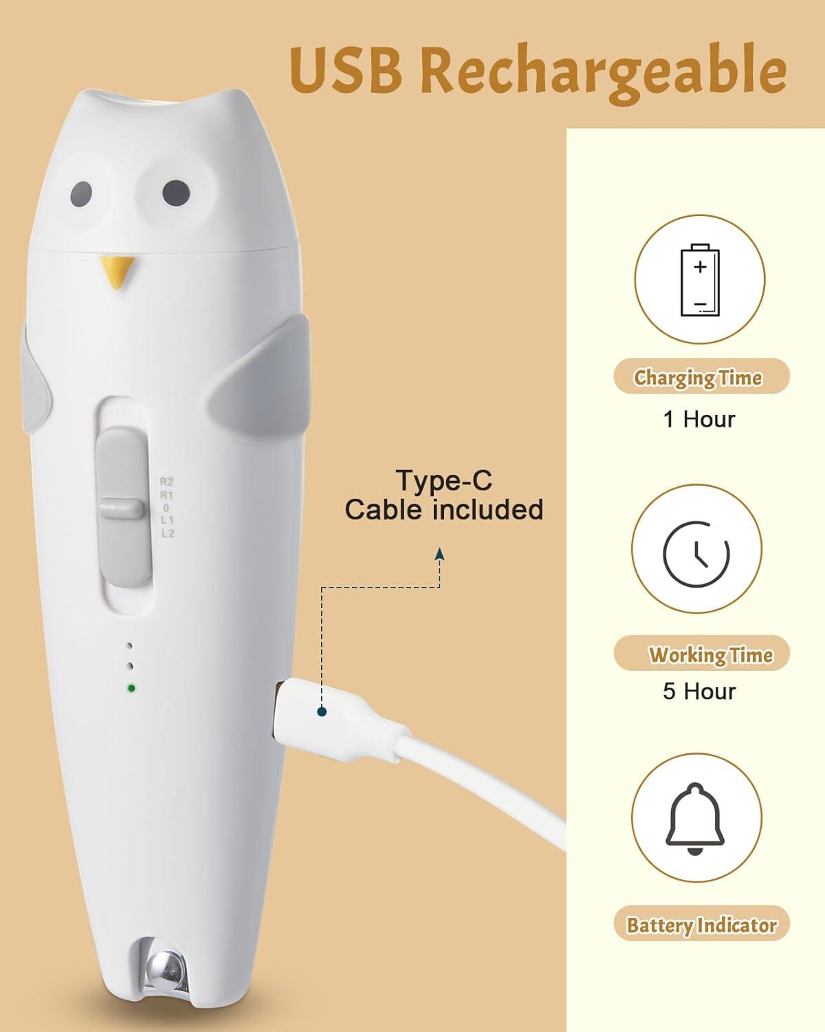 Lictin Baby Healthcare and Grooming Kit, 26 in 1 Rechargeable Baby Nail  Trimmer Electric Set,Safe