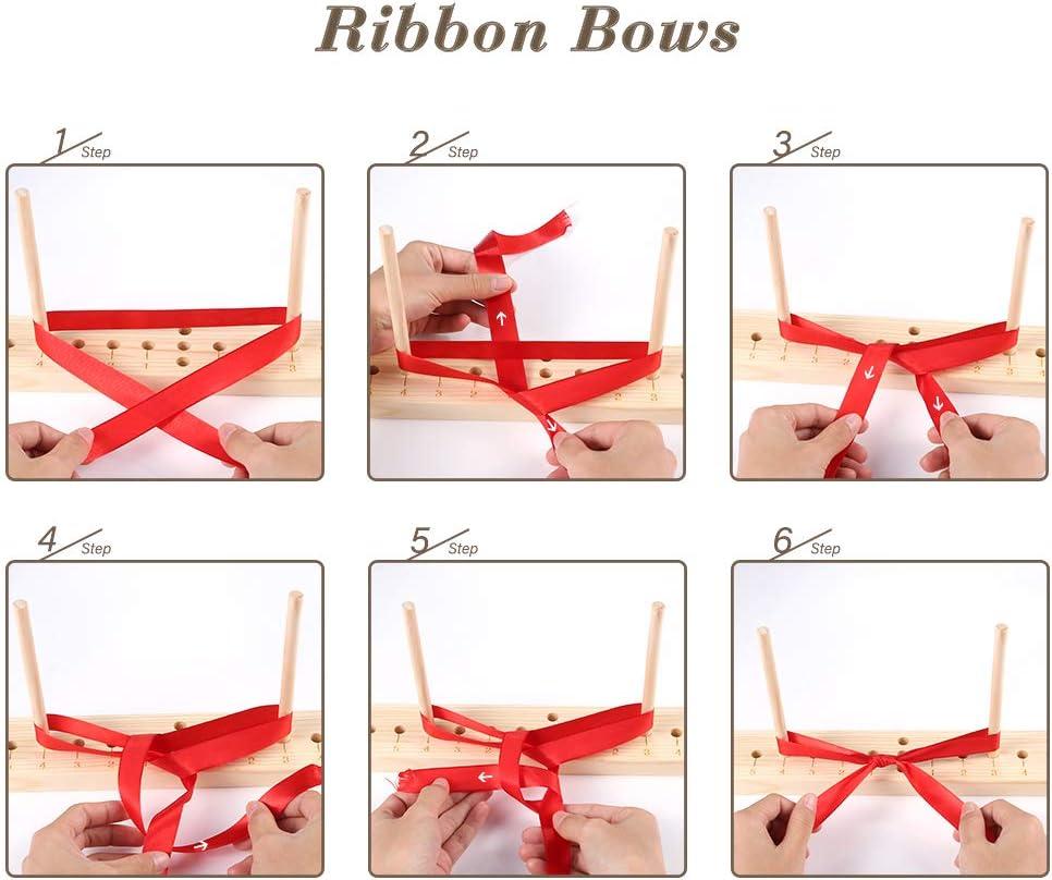 Wooden Bow Maker Tool Strong Practicality Bowmaker for Ribbon Wreath DIY  Crafts