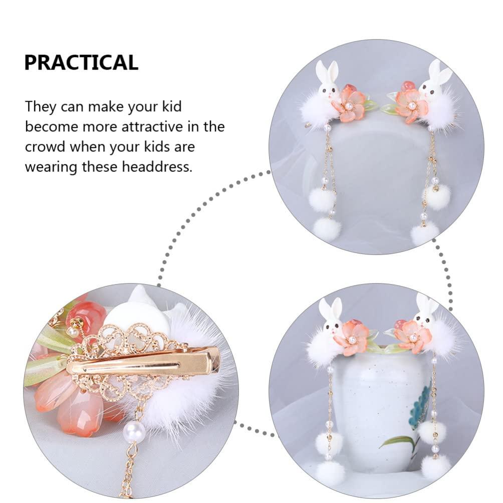 duhgbne plush hair clip lamb hair clip new small clip headdress hairpin  girls cute children clip