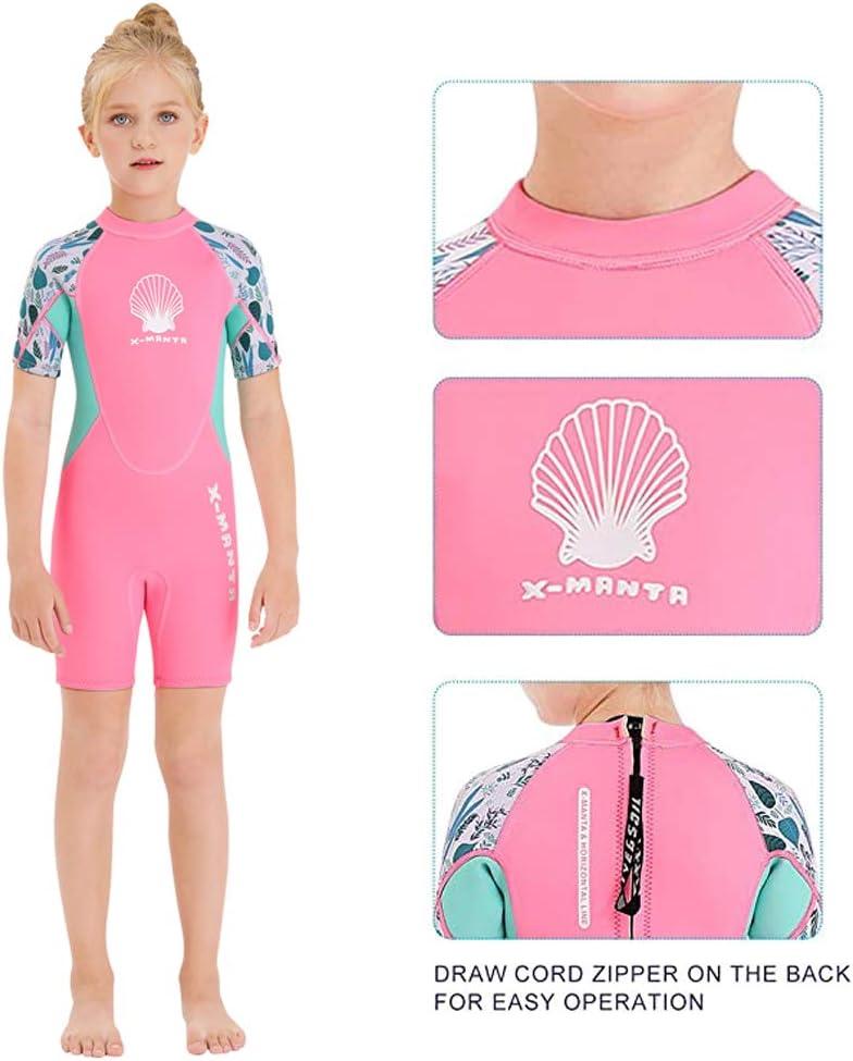 Kids Boy's And Girl's Thermal Swimwear One Piece Wetsuits Short