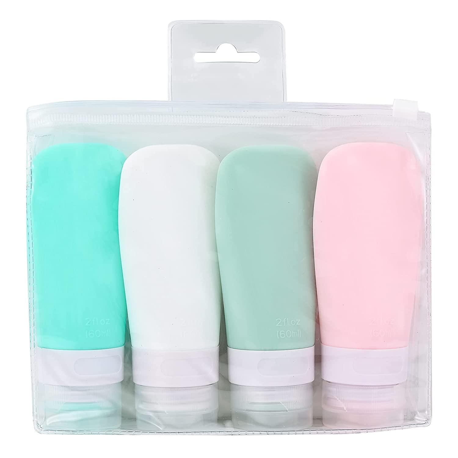 Leak proof Silicone Travel Containers For Toiletries And - Temu