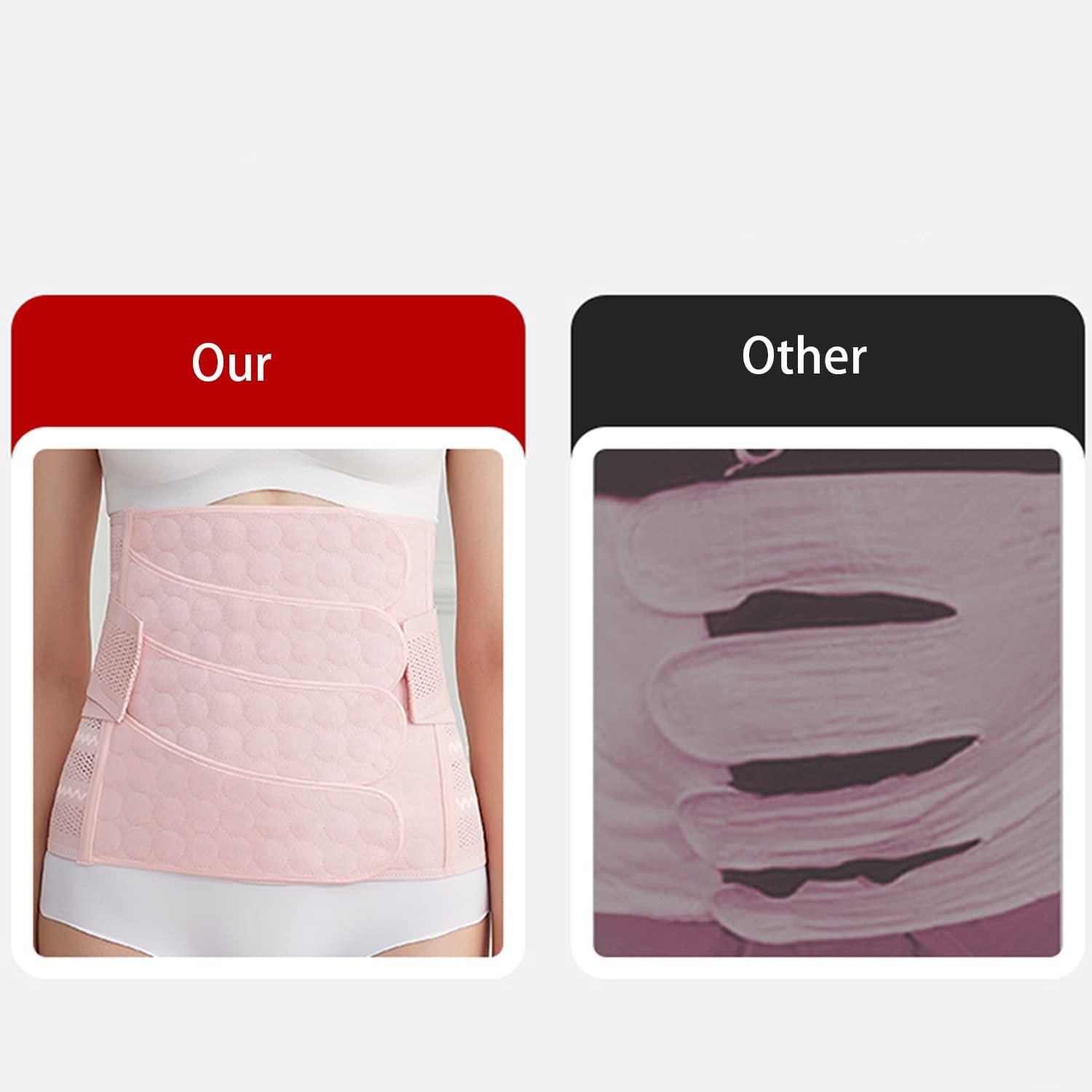3 In 1 Postpartum Belly Wrap - Recovery Belly/waist/pelvis Belt Skin Color Postpartum  Belly Band