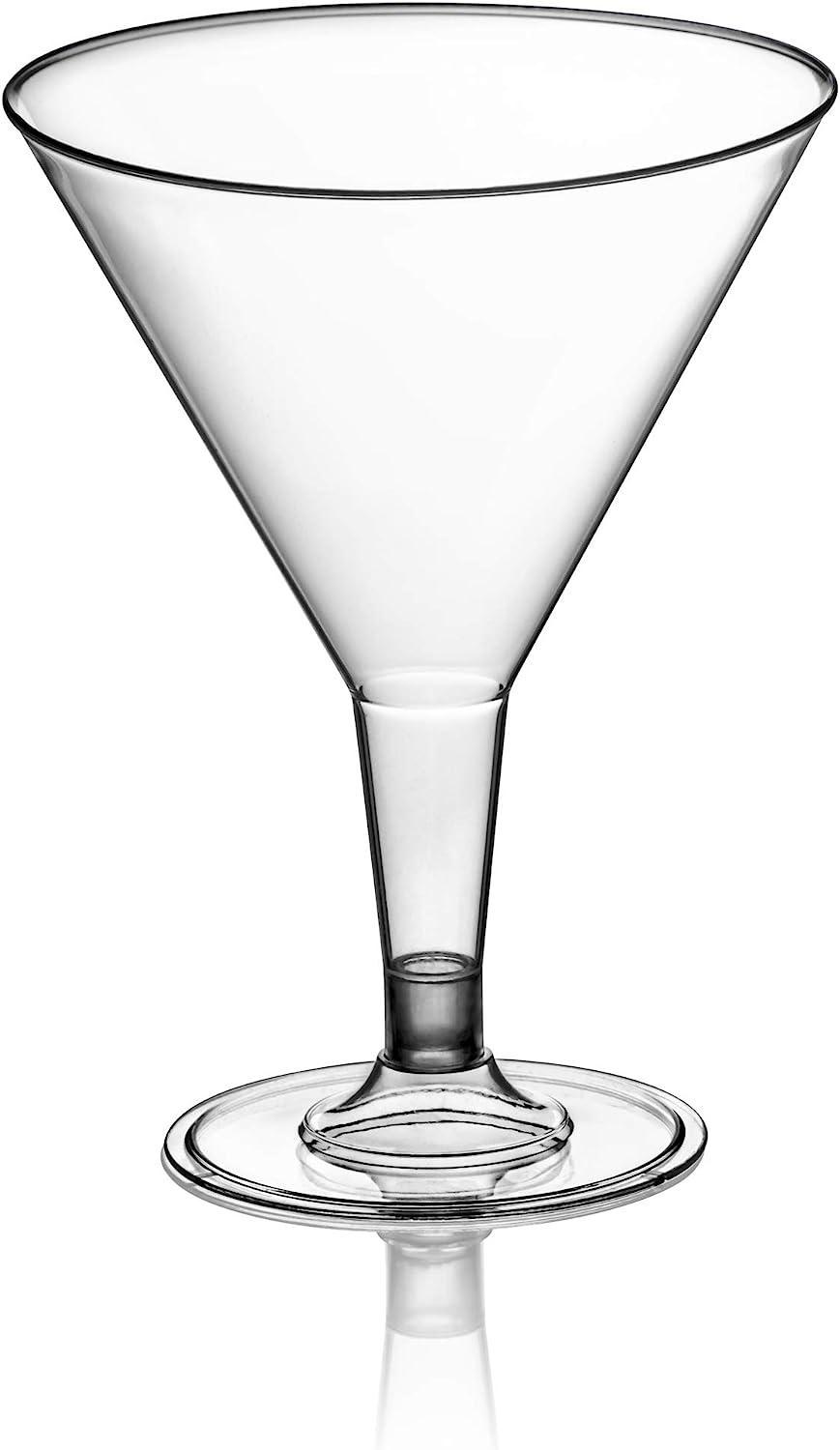 Decorrack 24 Champagne Flutes, Disposable Plastic Champagne Glasses, Size: One Size