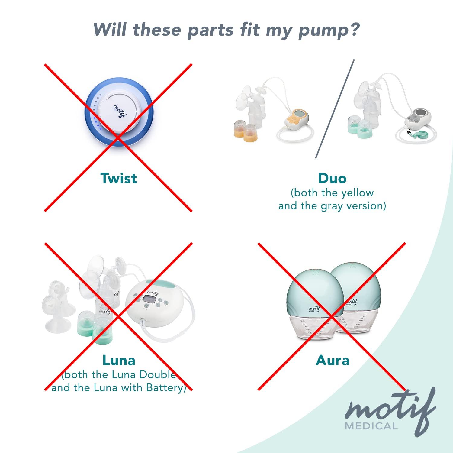 Motif Medical Slow-Flow Baby Bottle Nipples for Luna