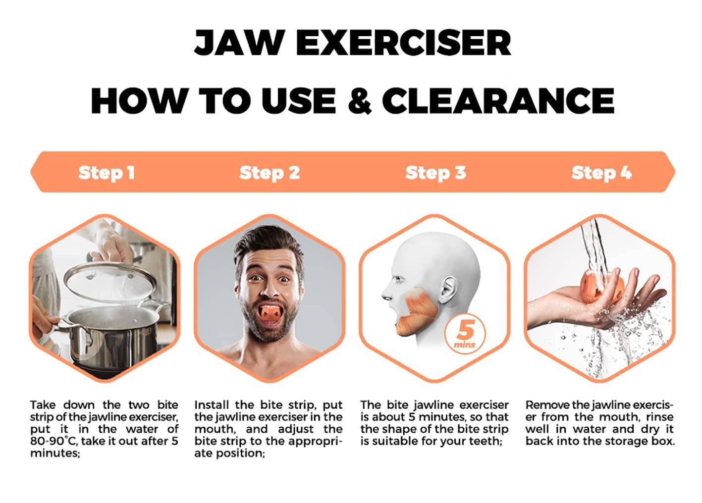Jaw Trainer, Face Tightener, Jaw & Neck Strengthening & Tightening