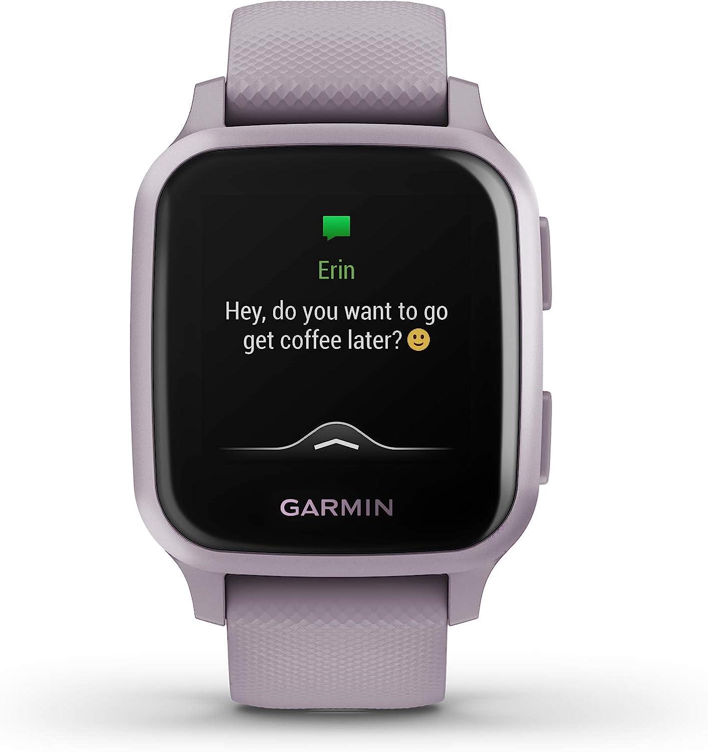  Garmin Venu, GPS Smartwatch with Bright Touchscreen