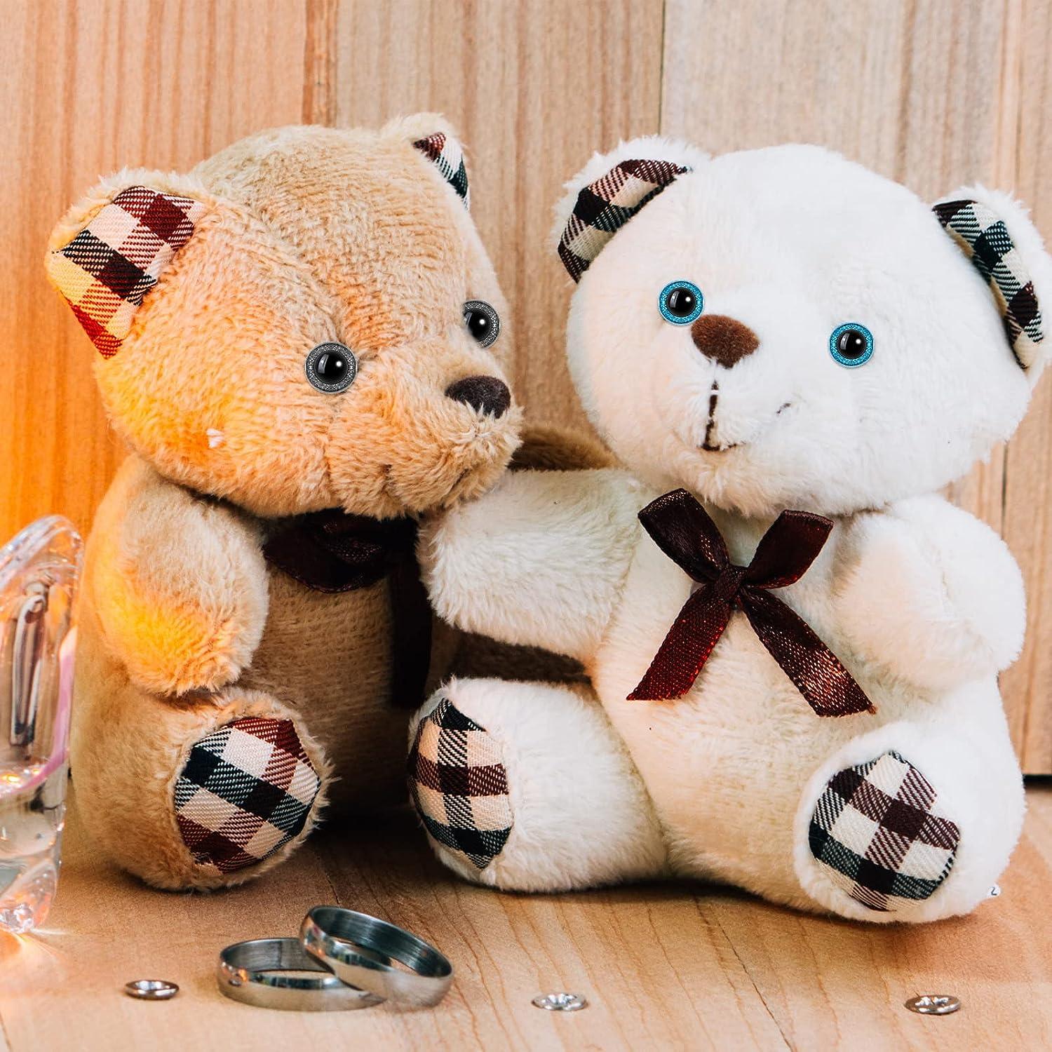 100x Safety Eyes For Teddy Bears Dolls Toy Animal Felting 5mm-20mm 12mm  Toys Bea