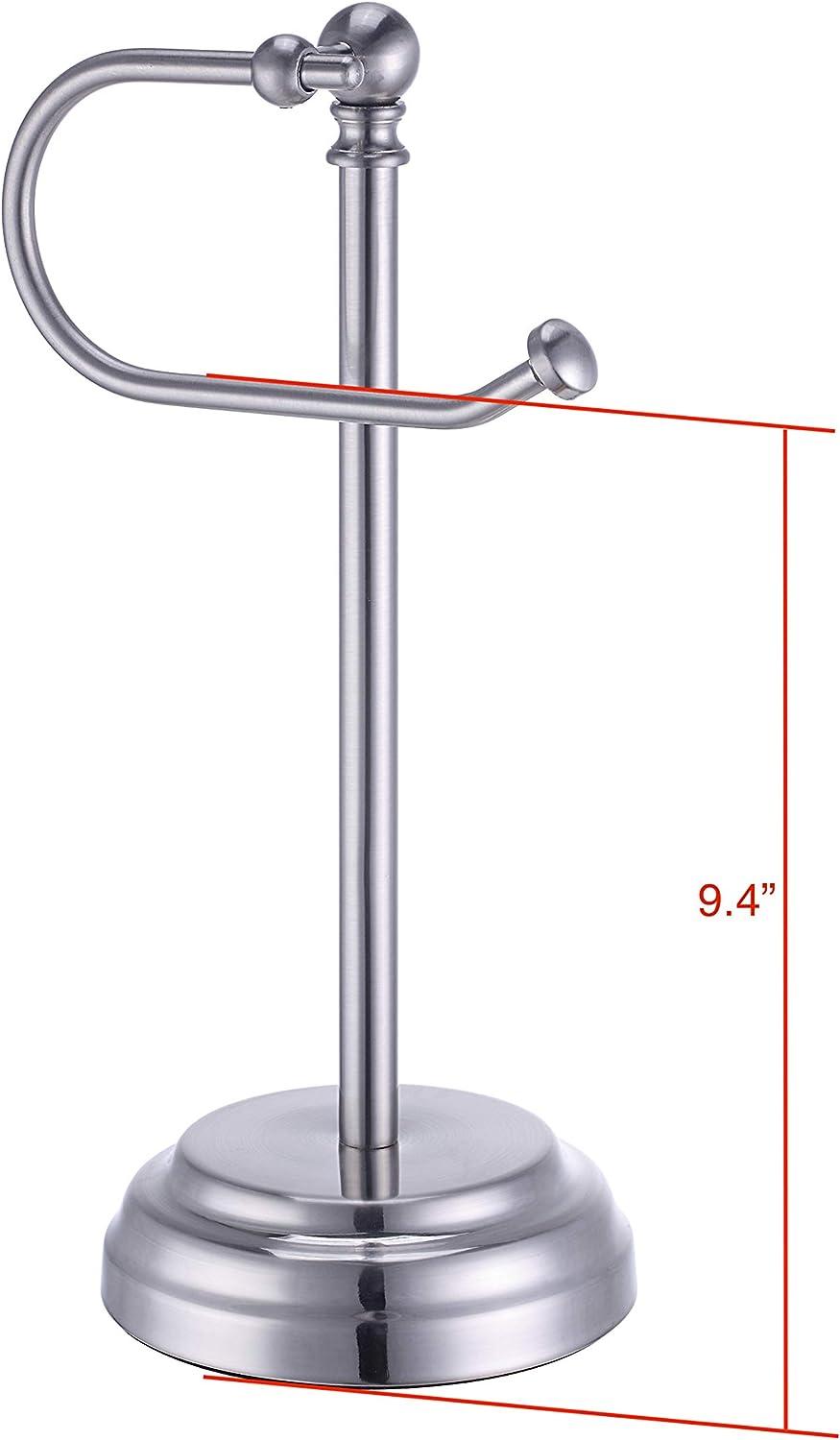 SunnyPoint Chrome Paper Towel Holder with Stainless Base